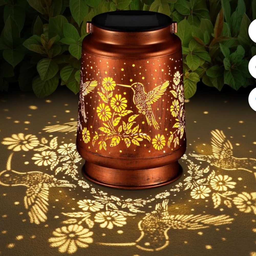 Solar Lanterns Outdoor Copper Lantern